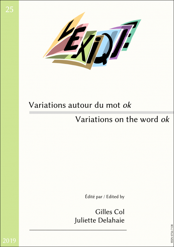Variations autour du mot "ok"