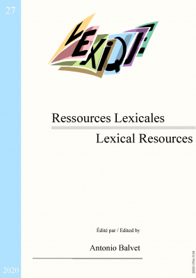 Ressources lexicales