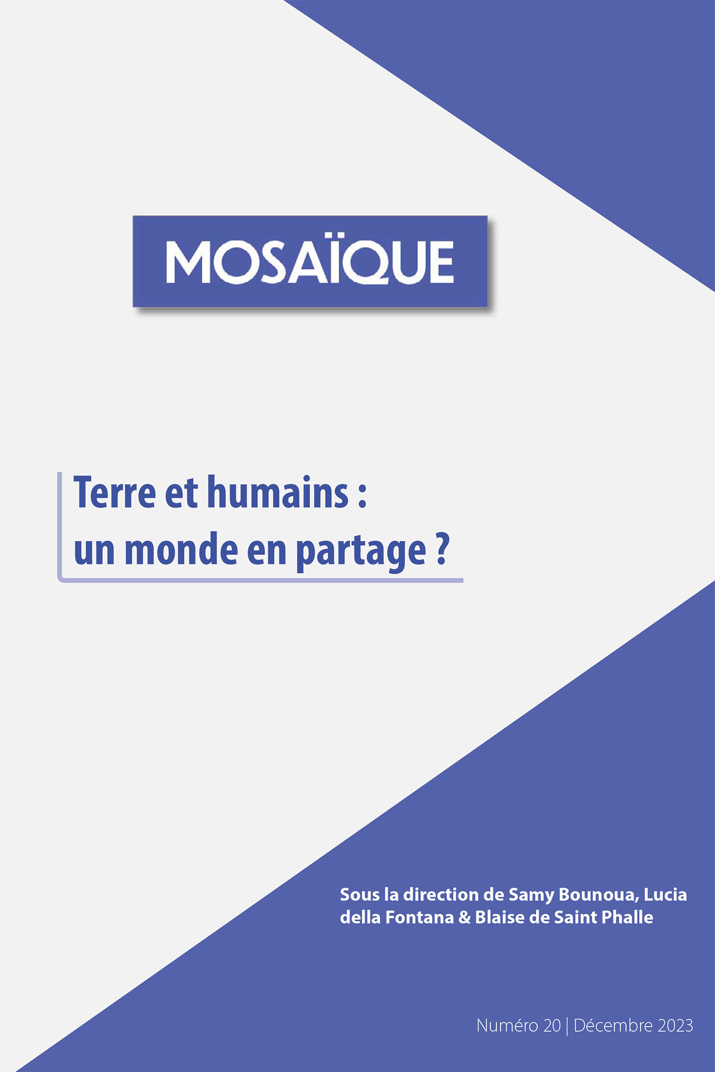 Couverture Mosaïque - 20 | 2023